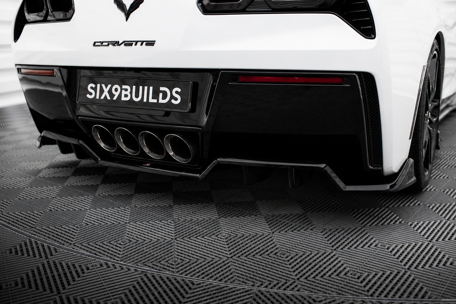 Full kit of Splitters Chevrolet Corvette Stingray C7