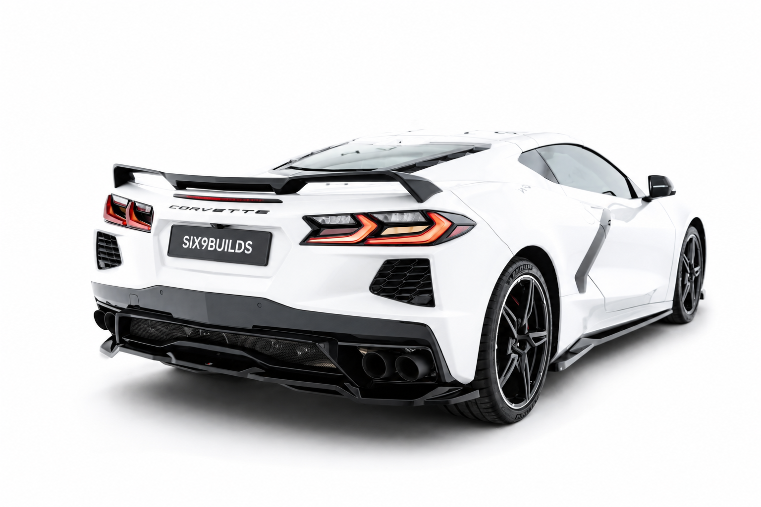 Full kit of Splitters Chevrolet Corvette C8