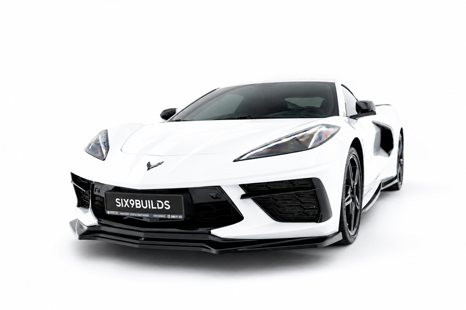 Full kit of Splitters Chevrolet Corvette C8