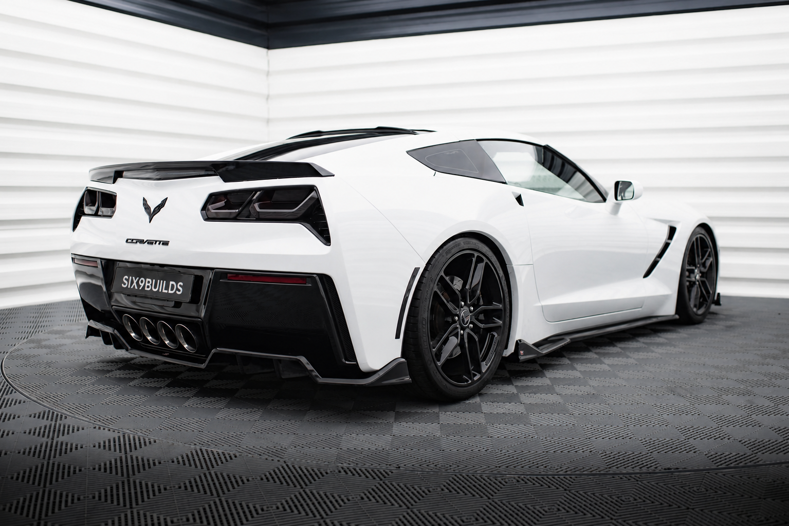 Full kit of Splitters Chevrolet Corvette Stingray C7