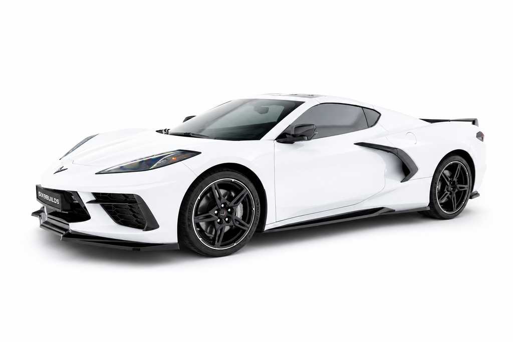 Full kit of Splitters Chevrolet Corvette C8