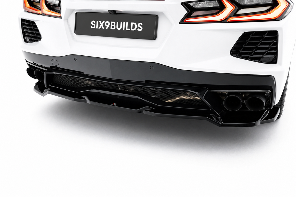 Full kit of Splitters Chevrolet Corvette C8