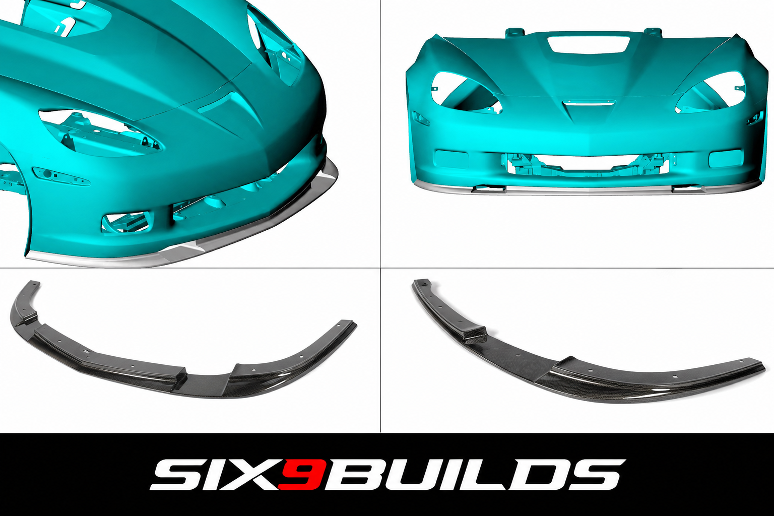 C6 CORVETTE GS Z06 ZR1 CARBON FIBER FRONT LIP