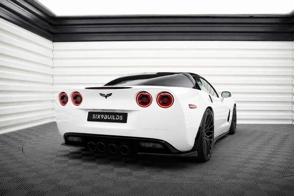 Rear Side Splitters Chevrolet Corvette Widebody C6
