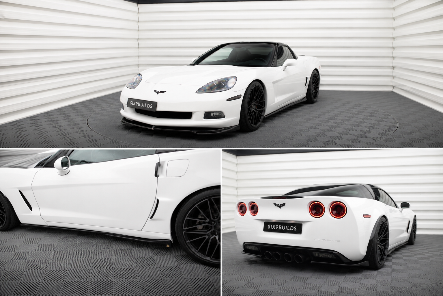 Full kit of Splitters Chevrolet Corvette C6