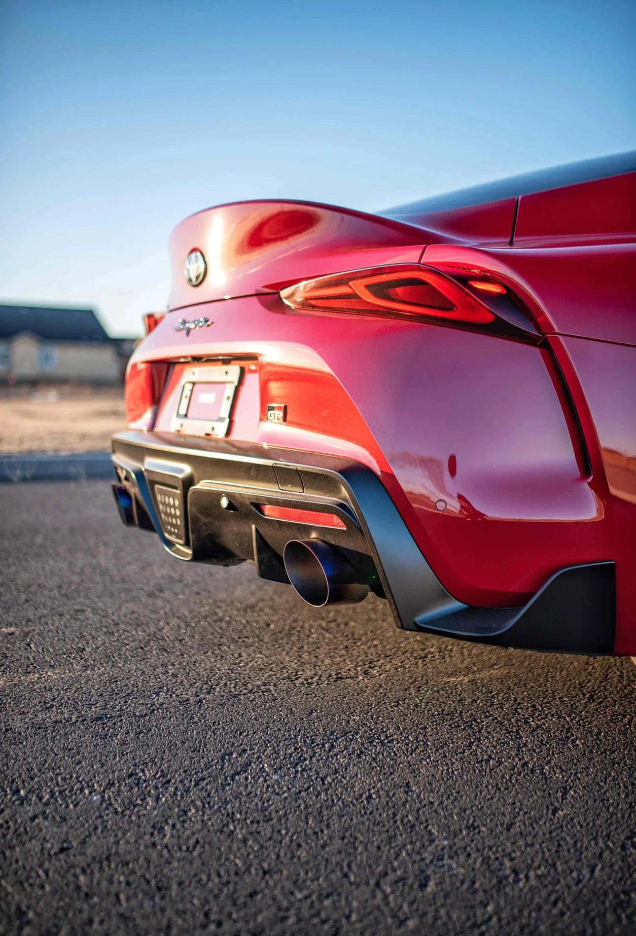 SUPRA A90 3.5” titanium exhaust
