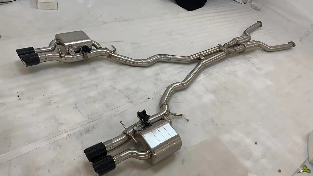 BMW E60 M5 E63 M6 S85B50 5.0 V10 SS complete exhaust (valved)