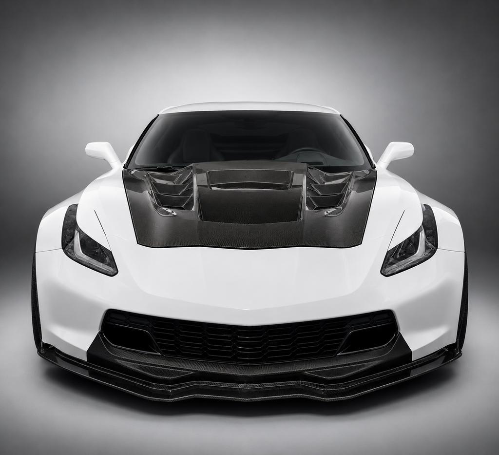 C7 CORVETTE CARBON FIBER FRONT LIP 2014-2017
