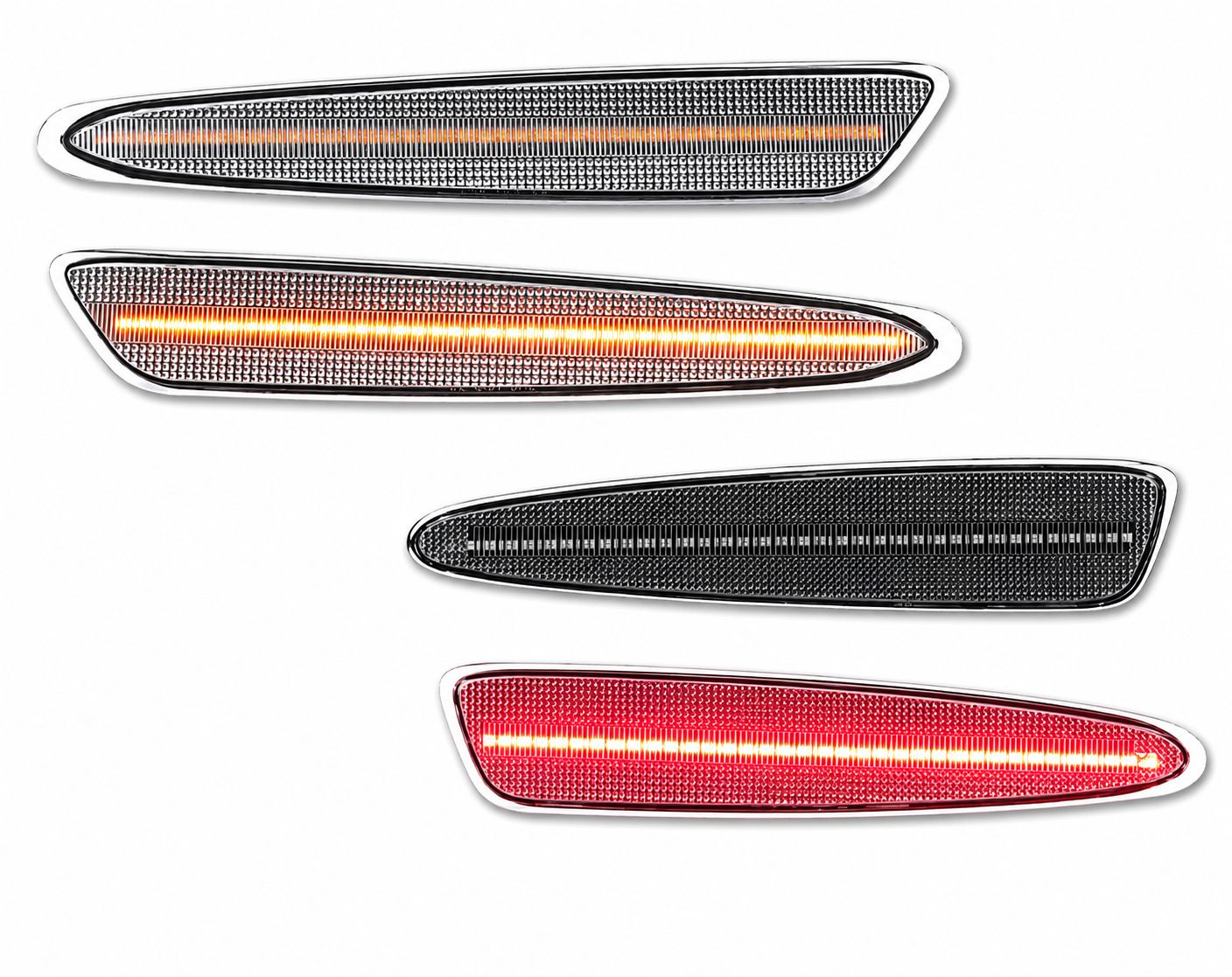 LED Front & Rear Side Marker Lights for Corvette C6 2005-2013